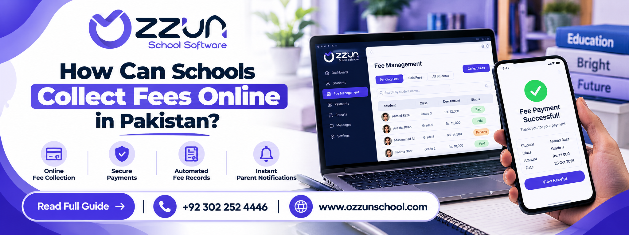 online school fee collection Pakistan